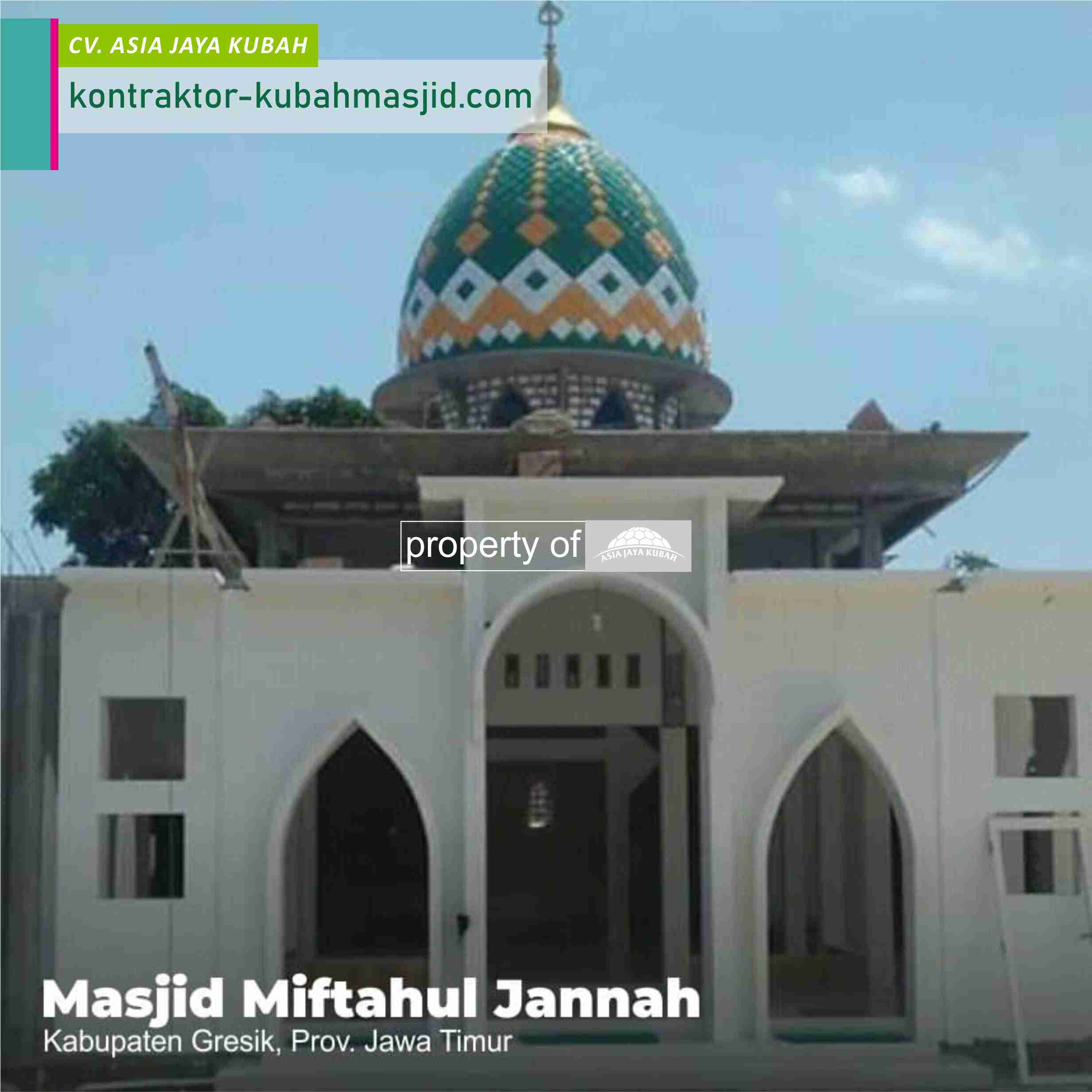 Harga Kubah Masjid Galvalum per meter di Pacitan
